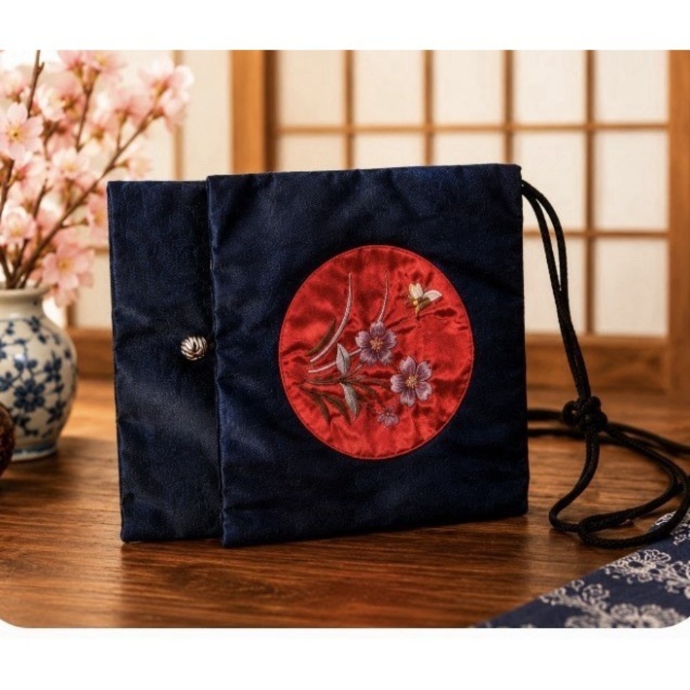 Vintage Japanese Silk Minni Over The shoulder Satchel-et. [X]